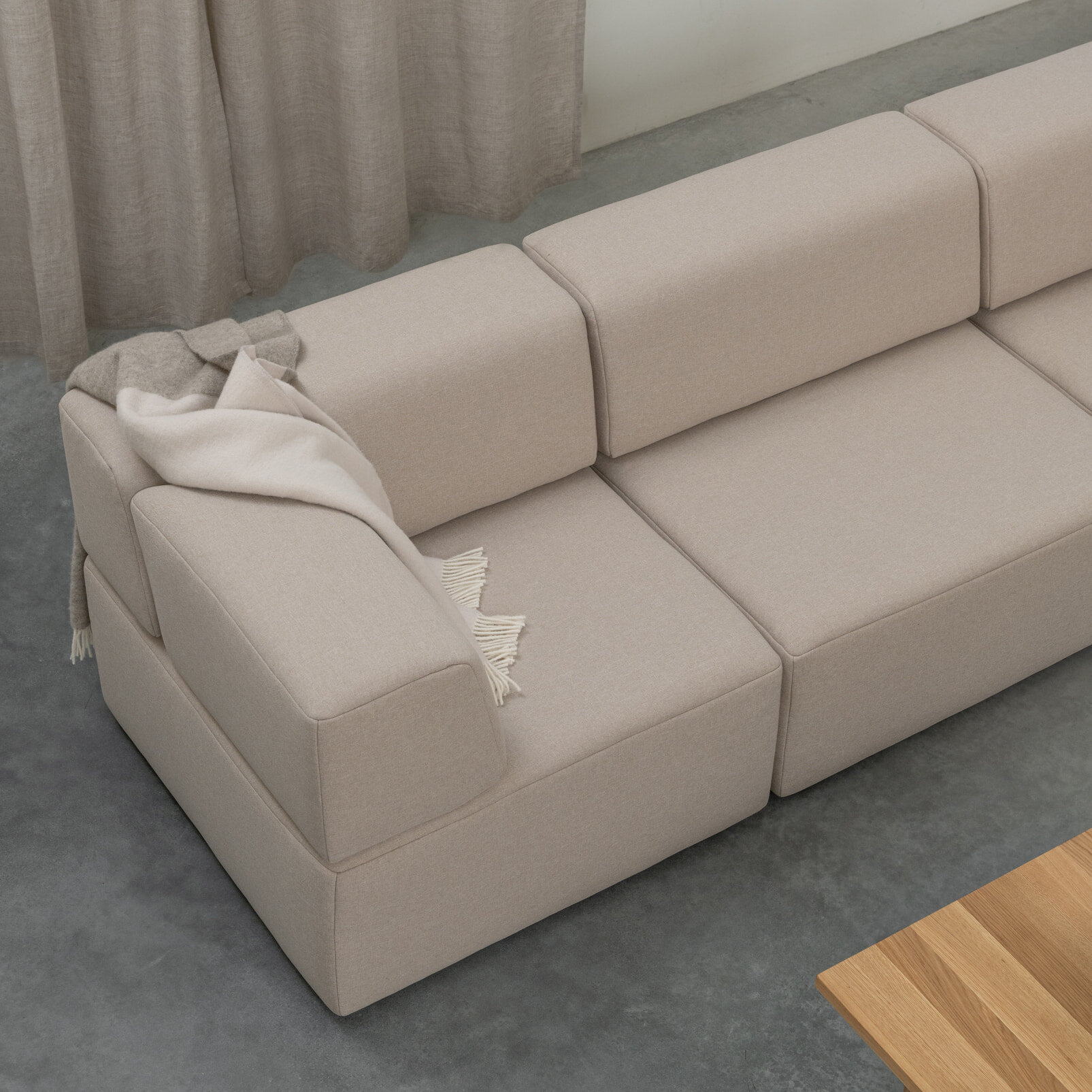 Brick 2 seater facet kiezel7